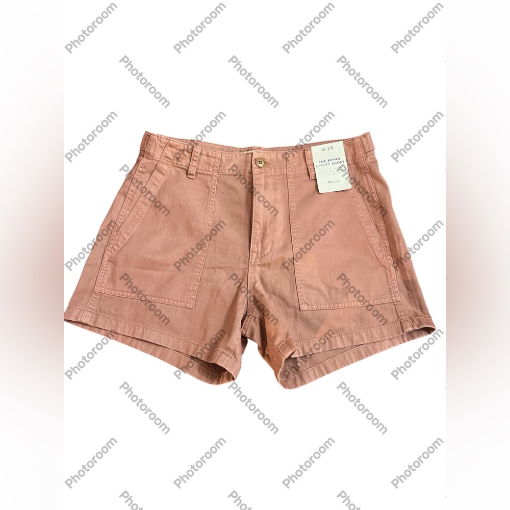 Madewell Women's Pink Cargo Shorts